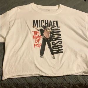 Micheal Jackson croptop shirt